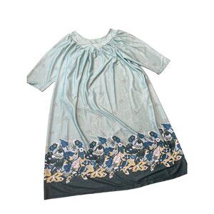 National House Dress Muumuu Womens 3X Plus Floral Polyester